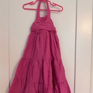 Old Navy Pink Tiered Ruffled Sundress